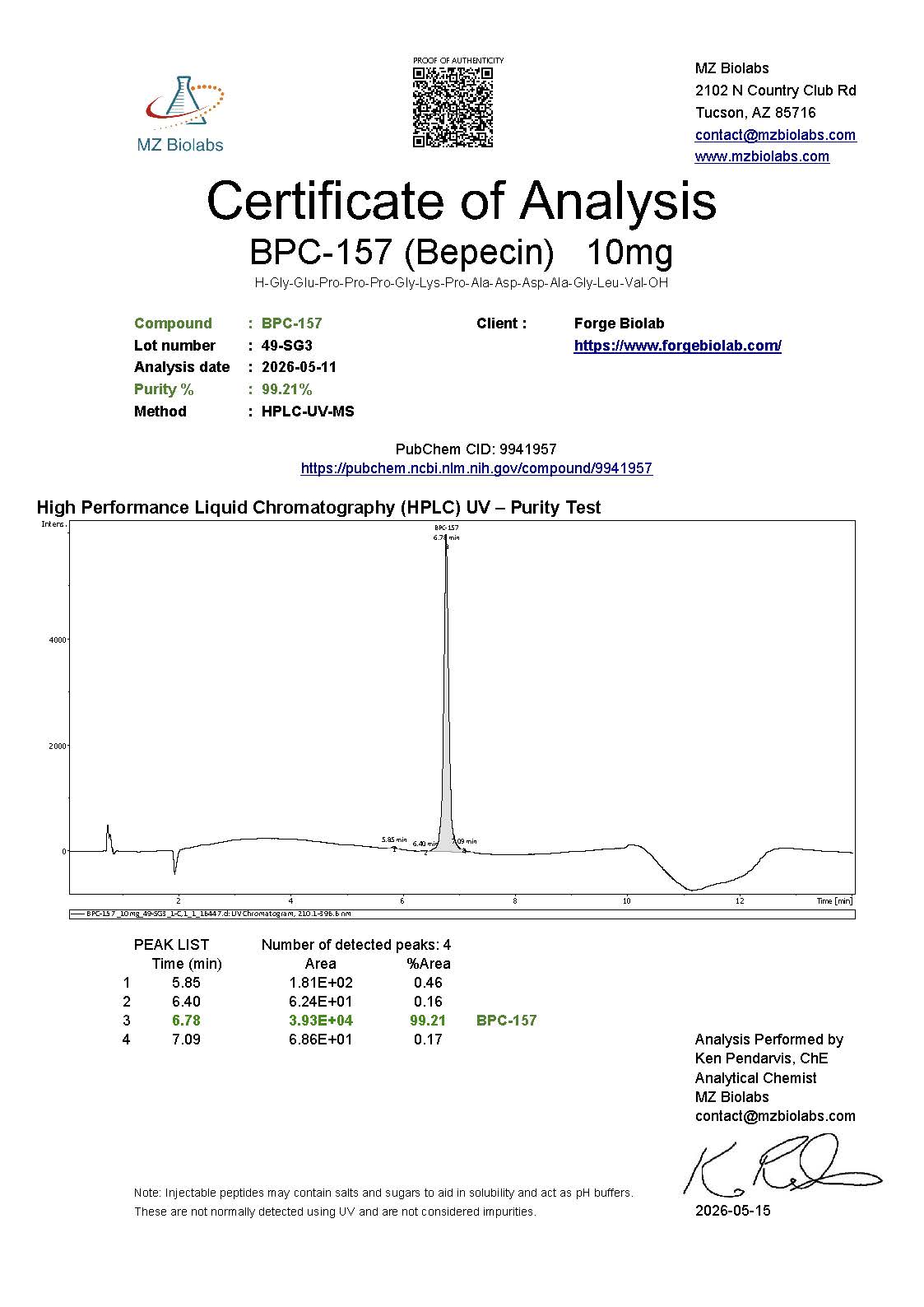 BPC 10mg
